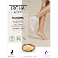 Masque Chaussettes Pieds Nourrissant Argan Macadamia Iroha Nature