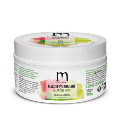 Masque Equilibrant Pointes SĂšches Cheveux Mixtes Mulato 200ml
