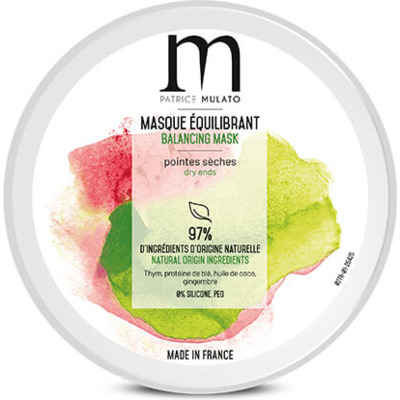 Masque Equilibrant Pointes SĂšches Cheveux Mixtes Mulato 200ml