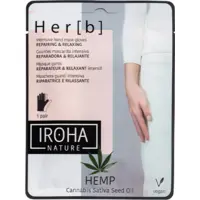 Masque Gants Mains Réparateur Relaxant Chanvre Her[b] Iroha Nature