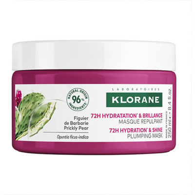 Masque Repulpant Hydratation Brillance 72H Figuier de Barbarie Klorane 250ml