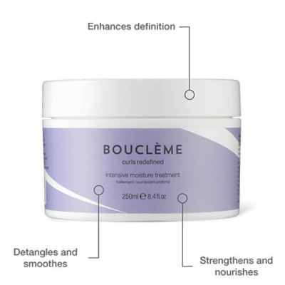 Masque Hydratant Intensif Intensive Moisture Treatment Bouclème 250ml