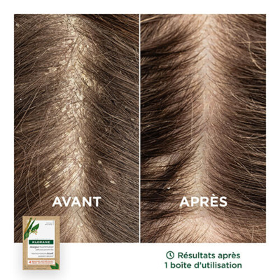 Masque Poudre Traitant Antipelliculaire Galanga Klorane x8