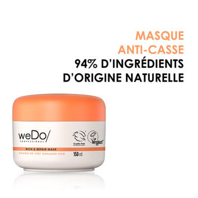 Masque Riche & Réparateur WeDo Professional 150ml
