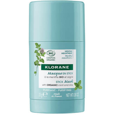 Masque en Stick Purifiant Menthe Aquatique Bio Klorane 25g