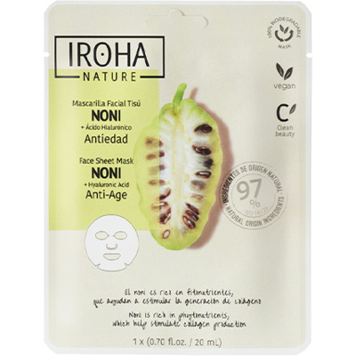 Masque Visage Anti-age Nono Acide Hyaluronique Iroha Nature