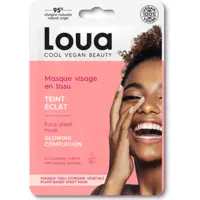 Masque en Tissu Visage Teint Eclat Loua