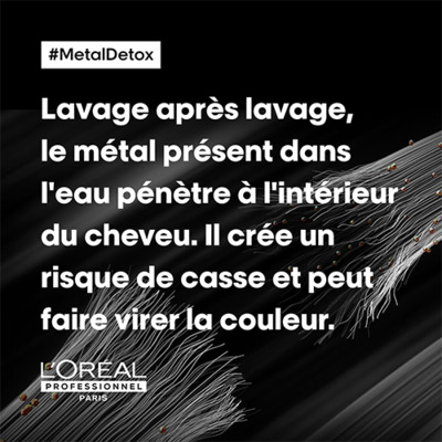 Shampooing Crème Lavante Anti-Métal Métal Détox L'Oréal Pro 500ml