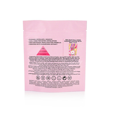 Minis Éponges infusées cuticules et ongles BubbleGum Spongellé