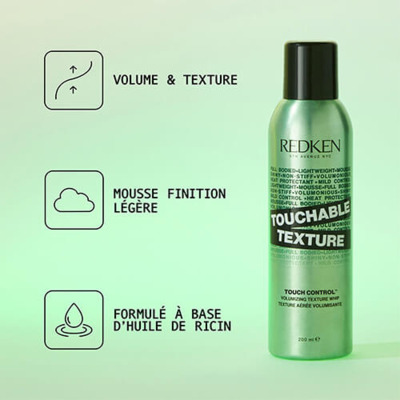 Mousse Volumisante Texturisante Touchable Texture Redken Styling