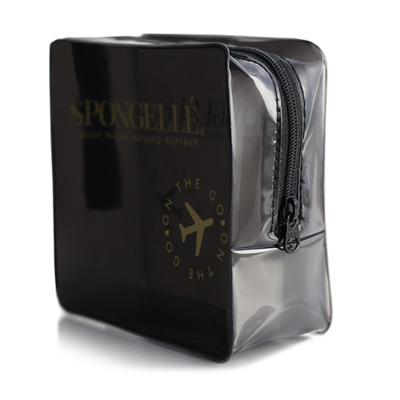 Trousse à éponge de Voyage Noire Spongellé