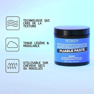 Pâte Coiffante Pliable Paste Rewind Redken Styling
