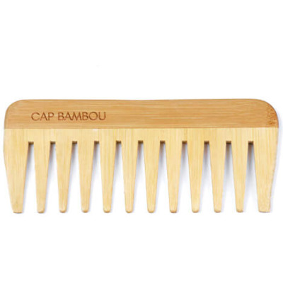 Peigne Dents Larges Cap Bambou