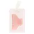 Pince Croco Opaline Rose Dragée Petit Modèle Bachca
