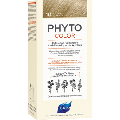 Kit Coloration Permanente 10 Blond Extra Clair PHYTOCOLOR