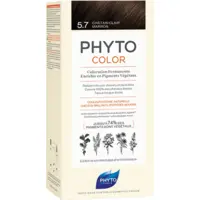 Kit Coloration Permanente 5.7 Châtain Clair Marron PHYTOCOLOR