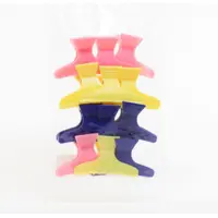 Pinces croco grand modèle coloris assortis