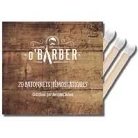 Pochette de 20 bâtonnets hémostatiques spécial rasage O BARBER