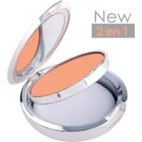 Poudre Compacte Beige Naturel 2 en 1