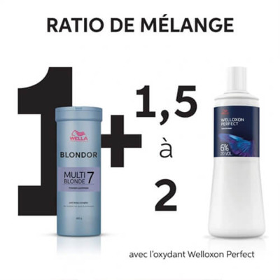 Poudre de Décoloration MultiBlonde 7 Blondor Wella 400g