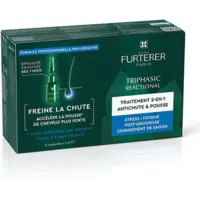 Traitement Anti-Chute Réactionnelle Triphasic Reactional René Furterer 12 x 5 ml