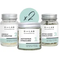 Compléments Alimentaires Programme Masse Capillaire D-Lab Nutricosmetics 2 mois