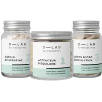 Compléments Alimentaires Programme Masse Capillaire D-Lab Nutricosmetics 1 mois