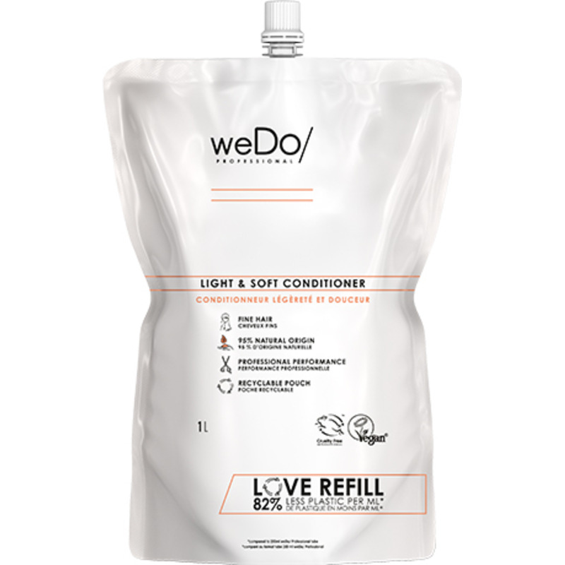 Recharge Après-shampooing Légèreté & Douceur WeDo Professional 1000ml