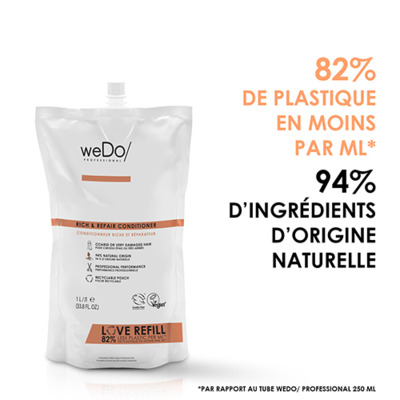 Recharge Après-shampooing Riche & Réparateur WeDo Professional 1000ml
