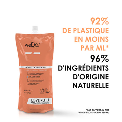 Recharge Masque Hydratation & Brillance WeDo Professional 500ml