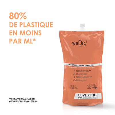 Recharge Shampooing Hydratation & Brillance WeDo Professional 1000ml