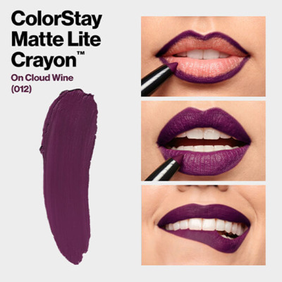 Rouge à Lèvres Colorstay Matte Lite Crayon N°012 On Cloud Wine Revlon