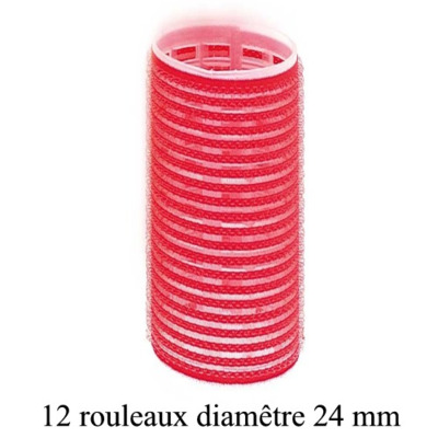 Rouleaux velcro Diam 24mm x12