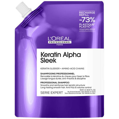 Recharge Shampoing Keratin Alpha Sleek L'Oréal Pro 500ml