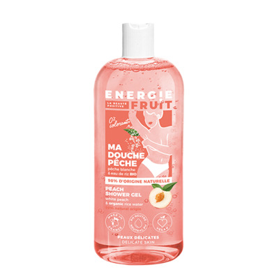 Gel Douche Pêche Blanche & Eau de Riz Energie Fruit