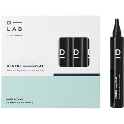 Shots Solution Ventre Plat D-Lab Nutricosmetics 1 mois