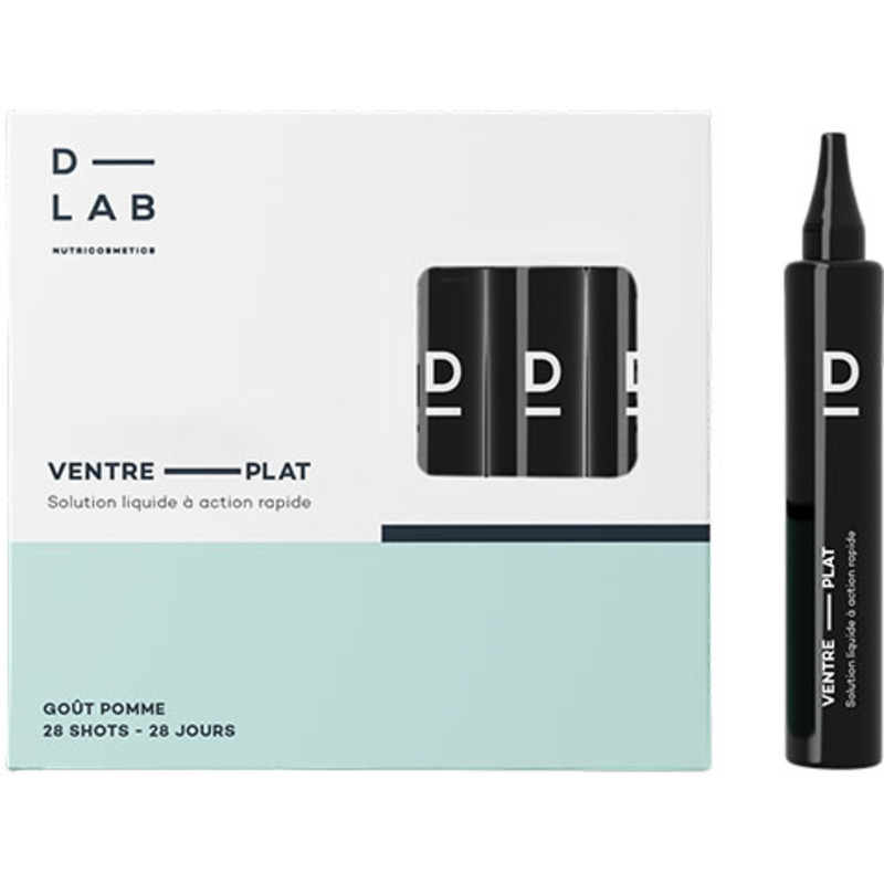 Shots Solution Ventre Plat D-Lab Nutricosmetics 1 mois