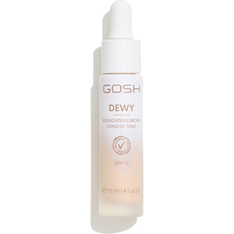 Gouttes de fond de teint rosées 002 Porcelain Gosh 12ml