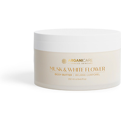 Beurre corporel Musque et Fleurs blanche Arganicare