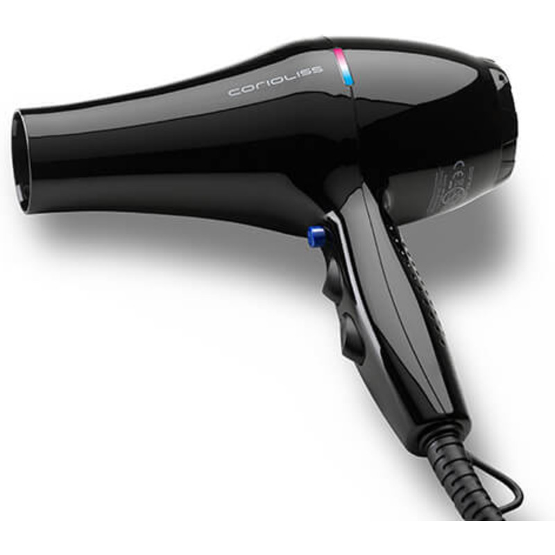 Sèche-cheveux Flow Power Gloss Black Corioliss