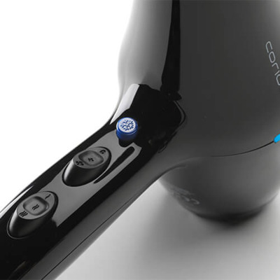 Sèche-cheveux Flow Power Gloss Black Corioliss