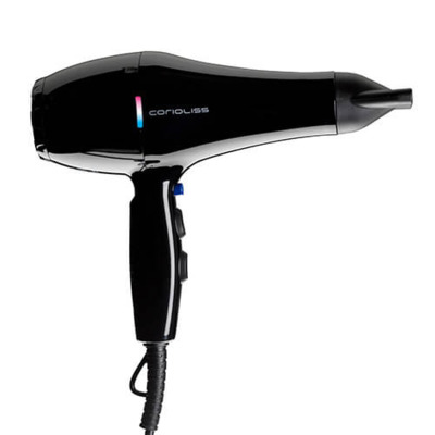 Sèche-cheveux Flow Power Gloss Black Corioliss