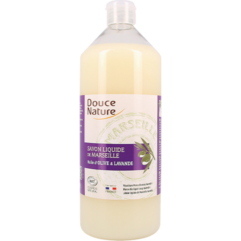 Savon de Marseille Liquide Lavande Douce Nature 1000ml