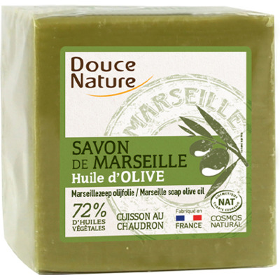 Savon de Marseille Huile d'Olive Douce Nature 600g