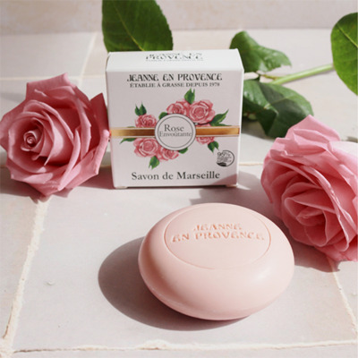 Savon Solide Rose Envoûtante Jeanne en Provence