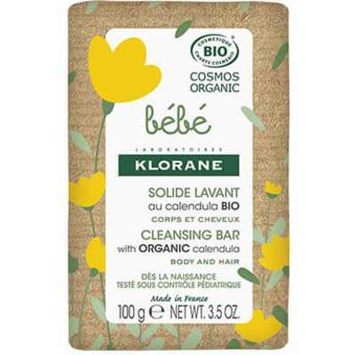 Savon Solide Lavant Calendula Bio Bébé Klorane 100g