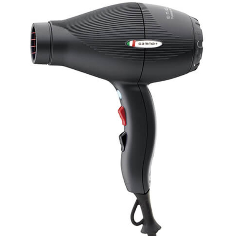Sèche-cheveux E-T.C Light Noir Opaque Premium Edition Gamma Piu