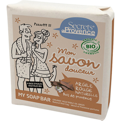 Savon Douceur Argile Rouge Bio Bois de Provence