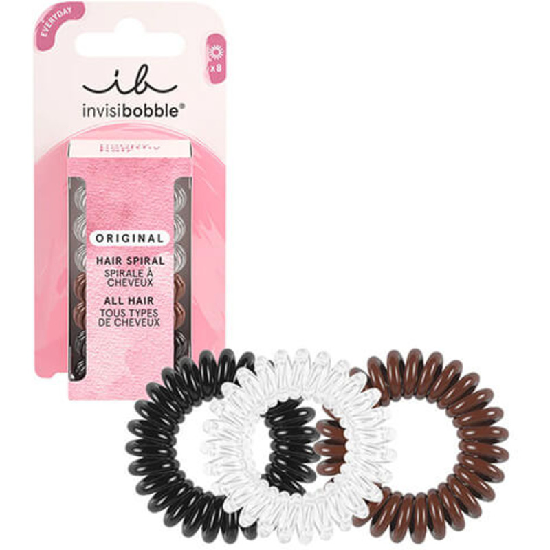 Set Elastiques The Hair Necessities Original Invisibobble x8