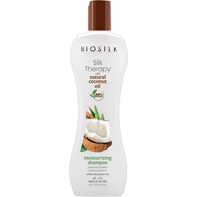 Shampooing Hydratant Silk Therapy Coconut Oil Biosilk 355ml